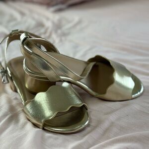 Elegant Gold Women's Heels